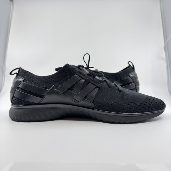 Cole Haan Grandmotion Shoes Men Size 13M Black Woven Sneakers Athletic C28528 - Picture 5 of 11